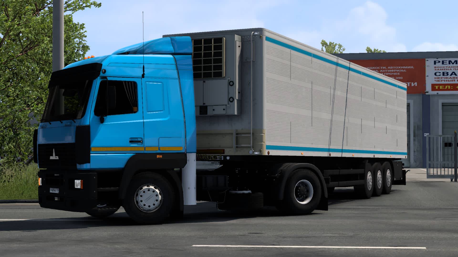 302 / ETS 2 1.53 / Русская сборка / МАЗ-5440А8 / Рейс на Тюмень.