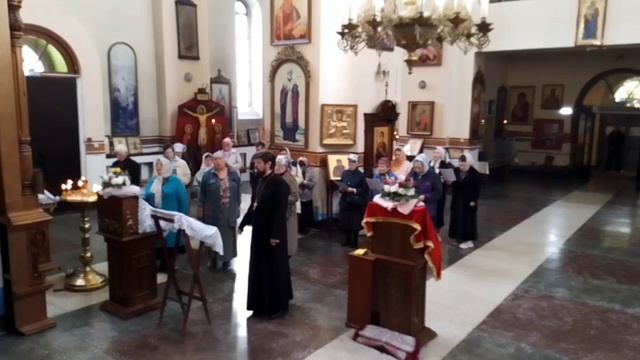 Просительная ектения и Херувимская песнь - всем миром. 21.05.2025