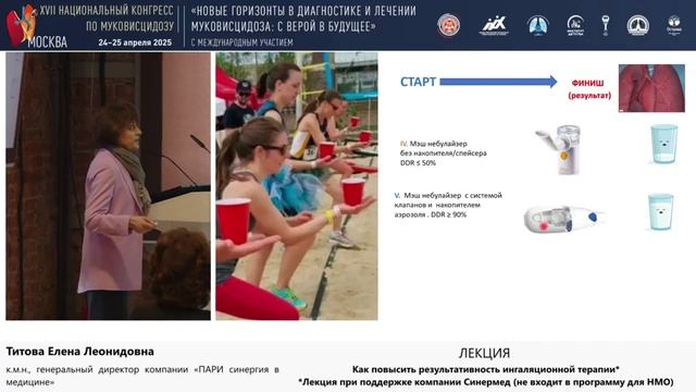 25.05, Полянка, 11:30-12:00 Как повысить результативность ингаляционной терапии