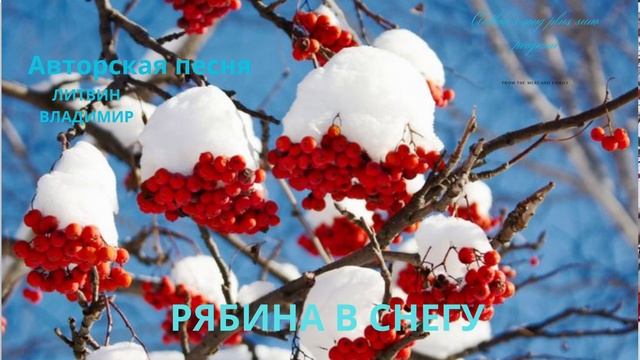 РЯБИНА В СНЕГУ песня 2025 г  очень красивая.