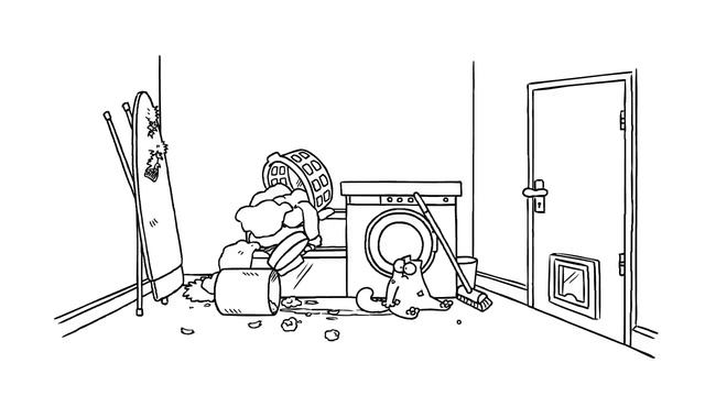 Simon's Cat Makes a Mess in the Living Room _ Mess Special Pt.2 _ Simon's Cat Extra