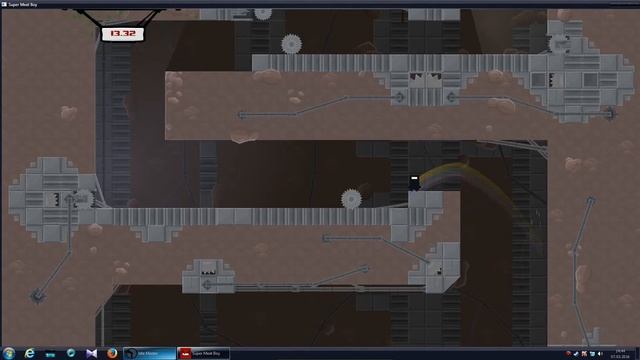 Прохождение Super Meat Boy!