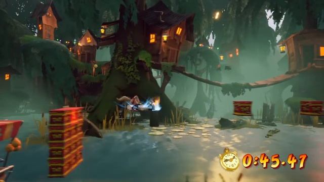 Crash Bandicoot™ 4: It's About Time - "Бегом через болото" за 1:34.86 (Реликвия "Toys for Bob")