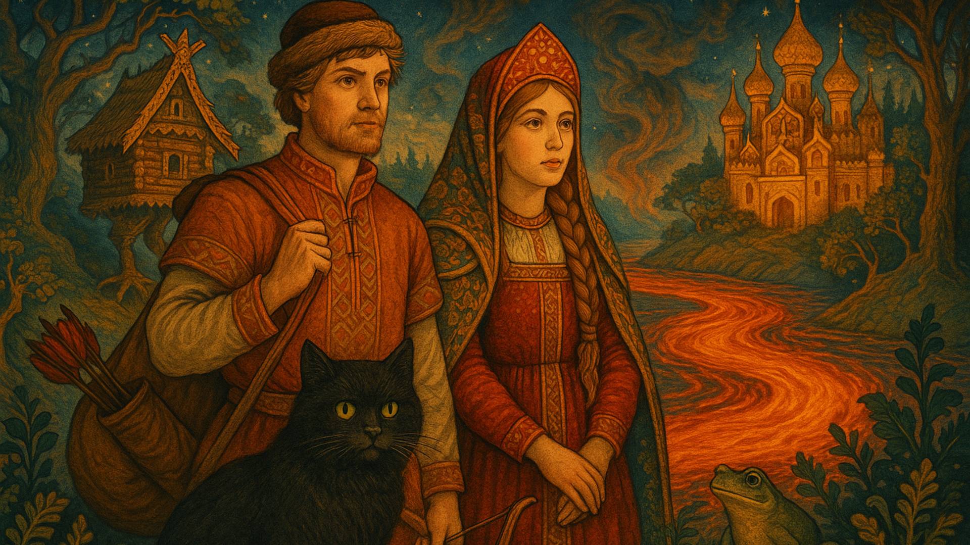 Поди туда — не знаю куда, принеси то — не знаю что | Волшебная русская сказка про Андрея-стрелка
