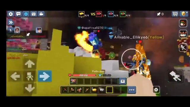 СМЕШНЫЕ Моменты | BlockMan GO BedWars