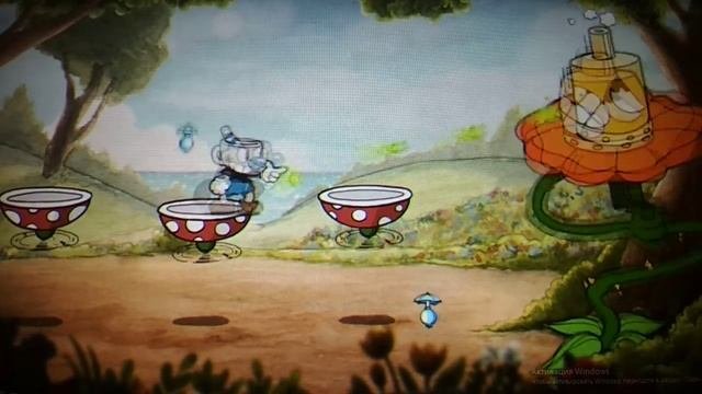 Cuphead прохождение#2 (Банда Овощей,Жабы Боксёры и Злой Цветик)