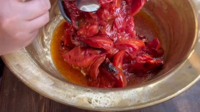 Соус из печёных томатов на зиму 🍅