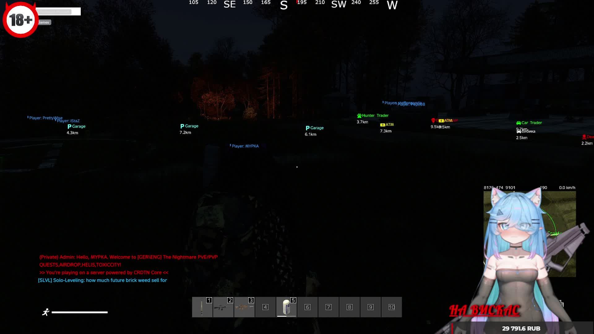 DayZ:The Nightmare PVE/PVP (День 6)