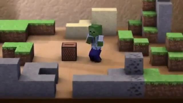 Прикольные анимации про Minecraft часть 2