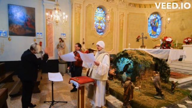 "Gaudete", musica di M. Romanova, cantano monaco Ludovico e F. Amato,       M. Romanova - direttore