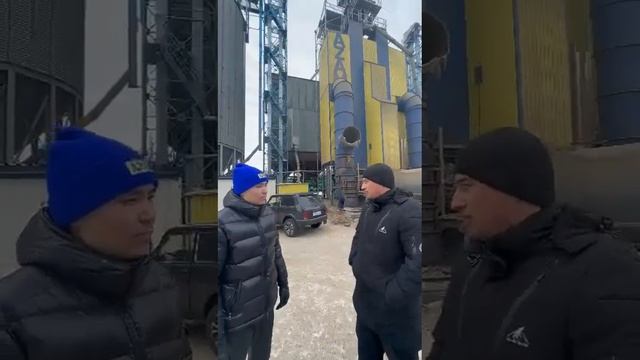Отзыв о работе зерносушилки AZAM-KC на объекте ТОО "АК НАН