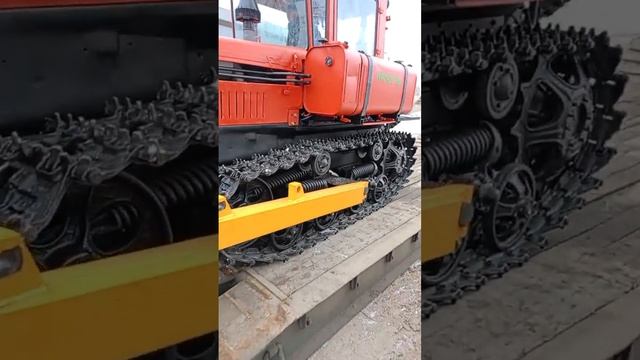 Отгрузка восстановленного  трактора ДТ-75 с отвалом ги?