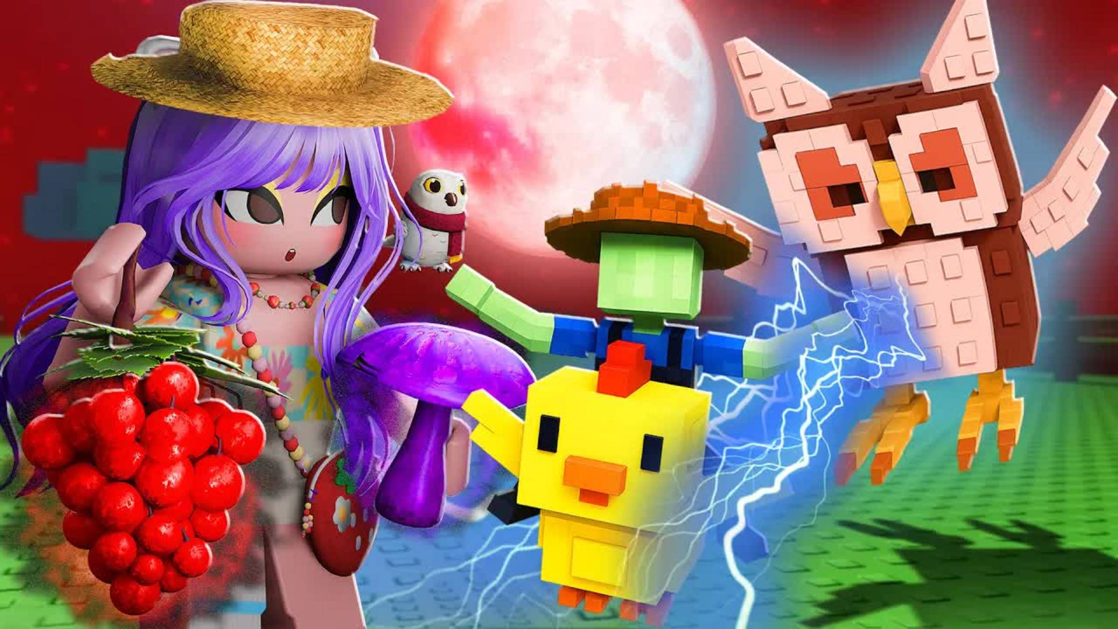КРОВАВАЯ ЛУНА В САДУ! Roblox Grow a Garden