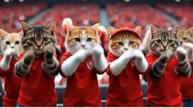 🏈🐾 Cats Take Over The Football Stadium😸- Funny Cats Doing Human Things