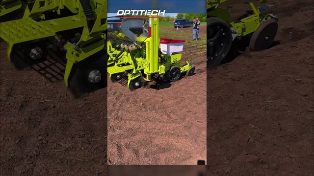 Работа пропашной сеялки ОПТИТЭК линейки DEBONT на севе подсолнечника