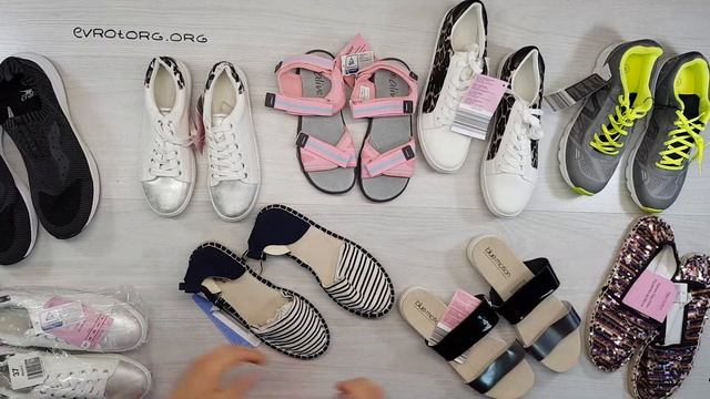 F5 02987 SUMMER SHOES CRANE (обувь лето) 10 пак 10,55 кг 12,80€ за кг.