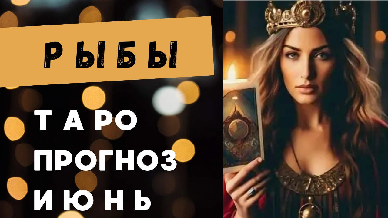 РЫБЫ 💯 таро прогноз на июнь 2025 🍀 энергии и события месяца