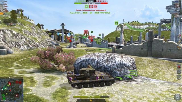 StaFei43Rus #4. World of Tanks Blitz. Бой на СУ 130ПМ! Один против двух средних! Нет шансов!