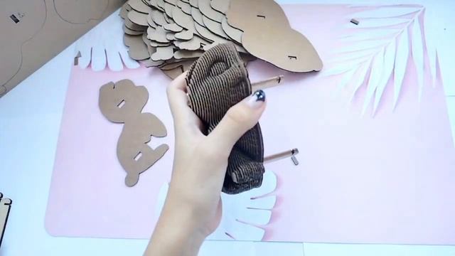 Qbrix 3D модель Сборка 3 котов Картонный конструктор
