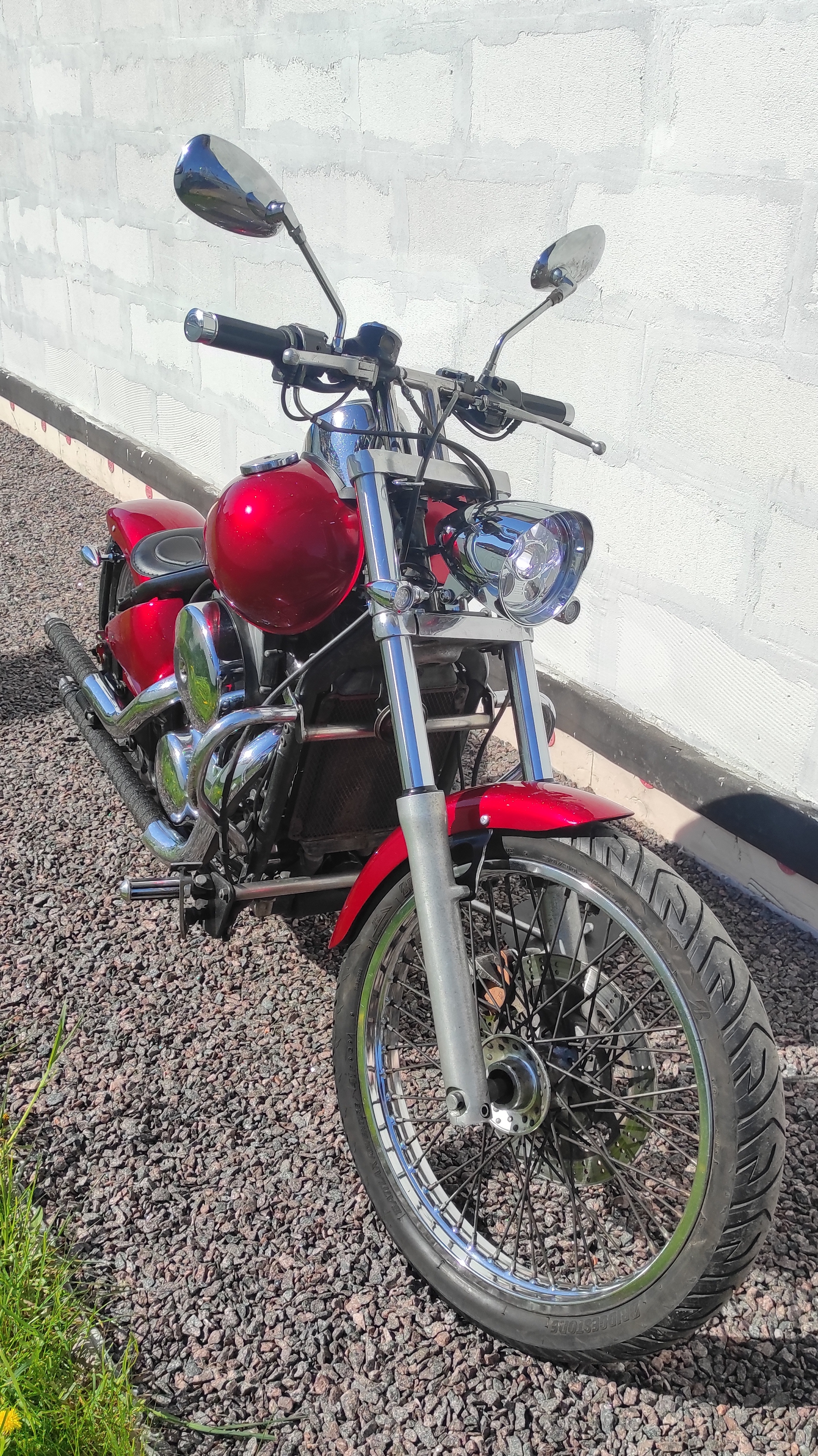 Bobber Kawasaki Vulcan vn400. Закончили все работы.