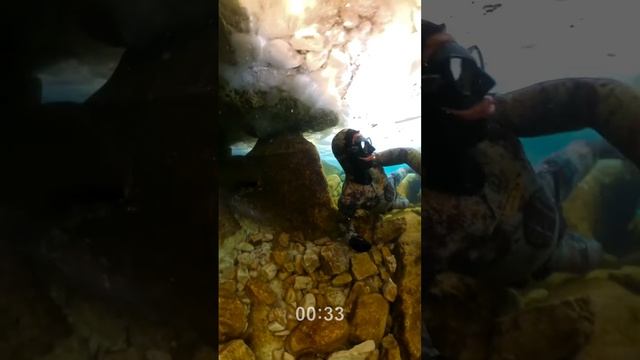 под водой, без воздуха