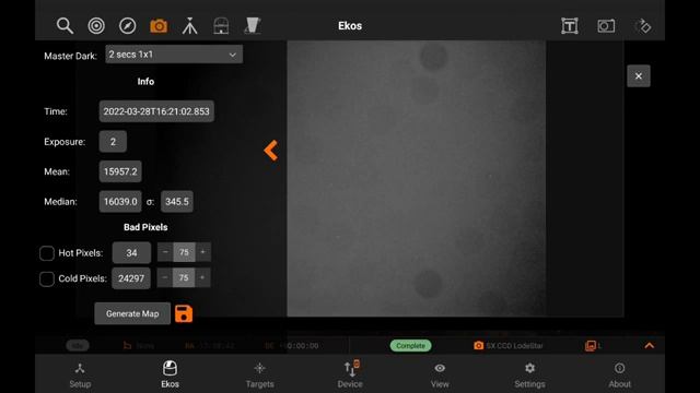 StellarMate App Dark Library