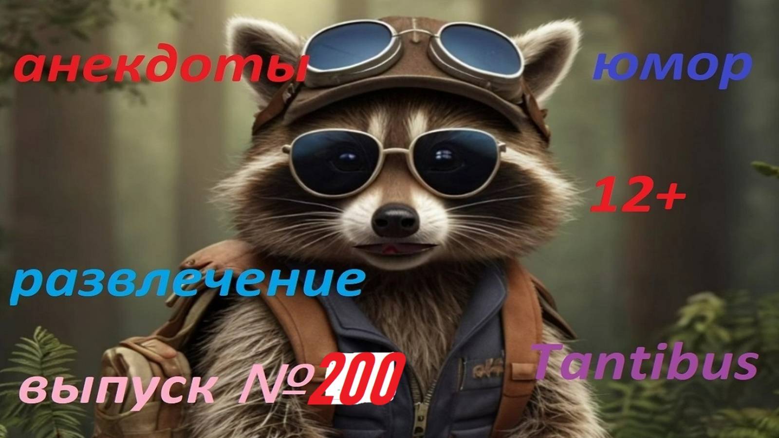 Енот пушок рассказывает анекдоты №200