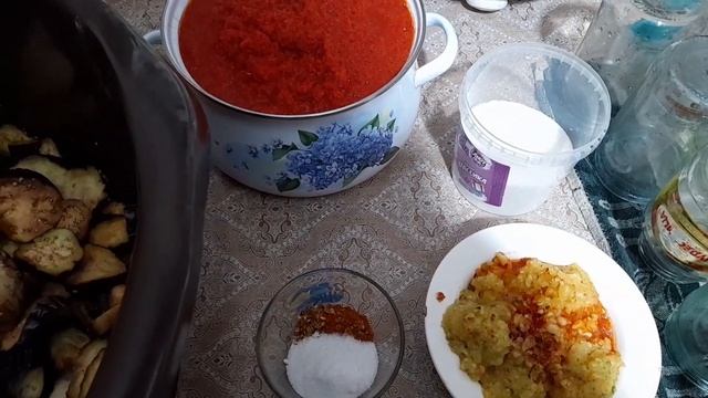 #РукоделиеотГалины Баклажаны в острой заливк🍆🍆🍆. О