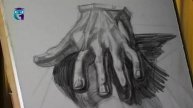Уроки рисования # 17. Рисуем кисть руки человека. Часть 2