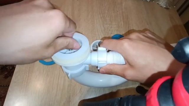 Сборка сифон для ванны  пласт решетки.
