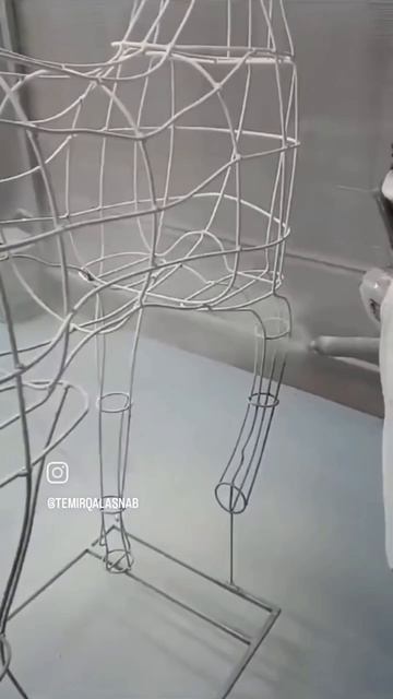 Порошковая покраска 3D инсталляций животных⚙️🔥