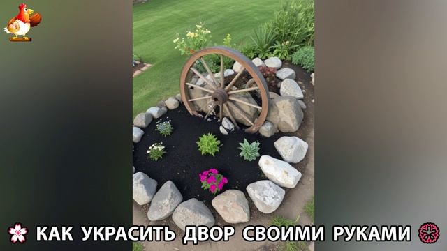 Как украсить двор дома фото идеи (537) 🏡 для дачи и сада своими руками 🌷🪻🌺💮