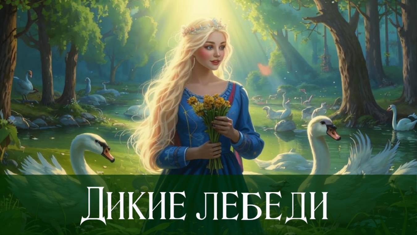 СКАЗКИ перед сном. ДИКИЕ ЛЕБЕДИ. Часть 1