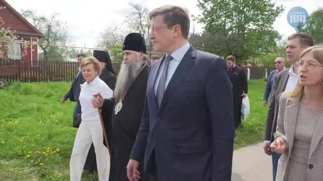 Визит в Пурех глав Нижегородской митрополии и Нижегородской области