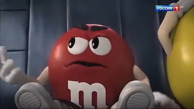 Реклама конфет MM'S  Эмемдемс 2017 года