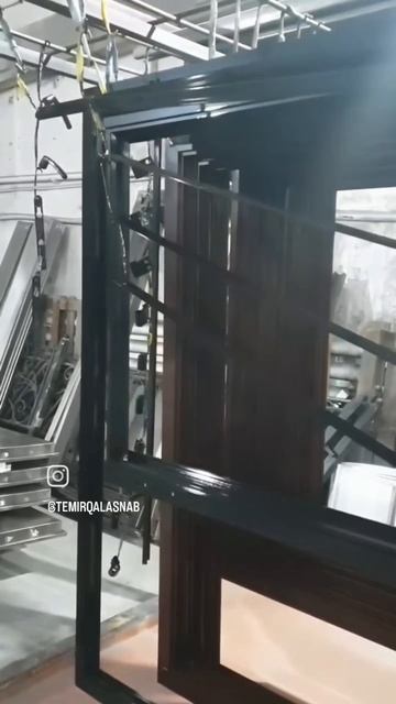 Порошковая покраска алюминиевых оконных и дверных рам⚙️🔥