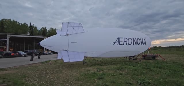 Тестирование двигателя дирижабля AERONOVA