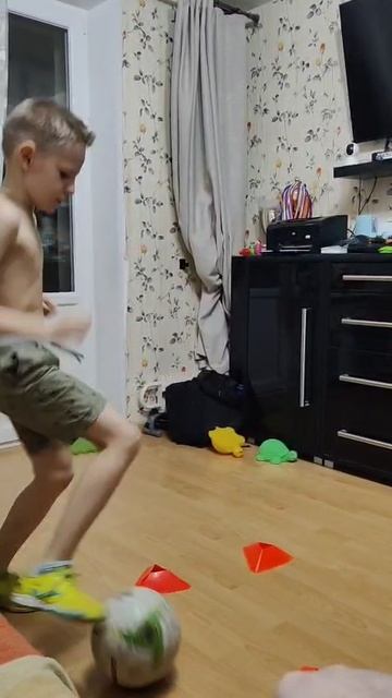 домашняя тренировка с папой