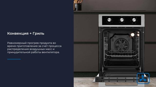 Встраиваемый электрический духовой шкаф ZUGEL ZOE451X