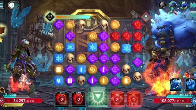 Puzzle Quest 3 - Азуритовые Залы Ур.95