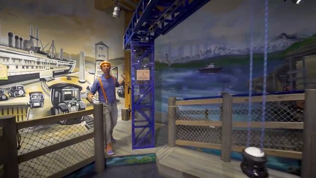 Блиппи (Blippi) - Блиппи в интерактивном детском музее. Часть 2   Блиппи   Изучай этот Мир вместе с