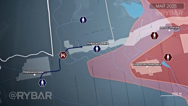 Хроника боёв Русской Армии в районе н.п. Новосергеевка на Новопавловском участке боевых действий!