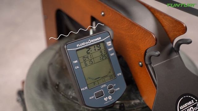 Гребной тренажер Tunturi Signature R90W by Fluid. Видеообзор.
