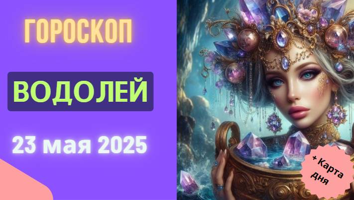 ♒ 23 МАЯ 2025 ГОРОСКОП НА СЕГОДНЯ ДЛЯ ВОДОЛЕЕВ: ВАША ГЕНИАЛЬНАЯ ИДЕЯ ИЗМЕНИТ ВСЁ!
