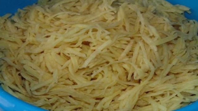 Картофельные оладьи с шампиньонами