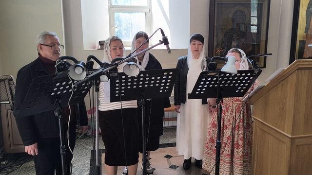 "А́нгел вопия́ше Благода́тней". Фрагмент Божественной литургии. Хор Петропавловского храма г.Пензы.
