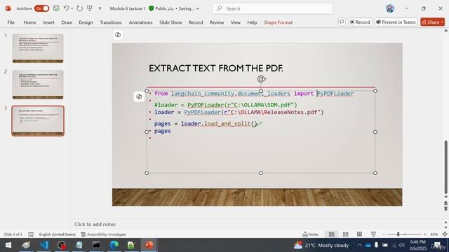 1 -Querying user input against the PDF document