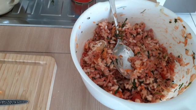 Фаршированный  болгарский перец