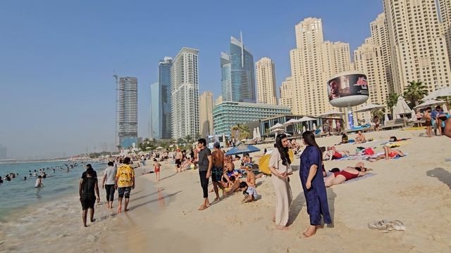 Пляж Marina Beach, в Дубае. Первое впечатление... Это вам не Вьетнам!