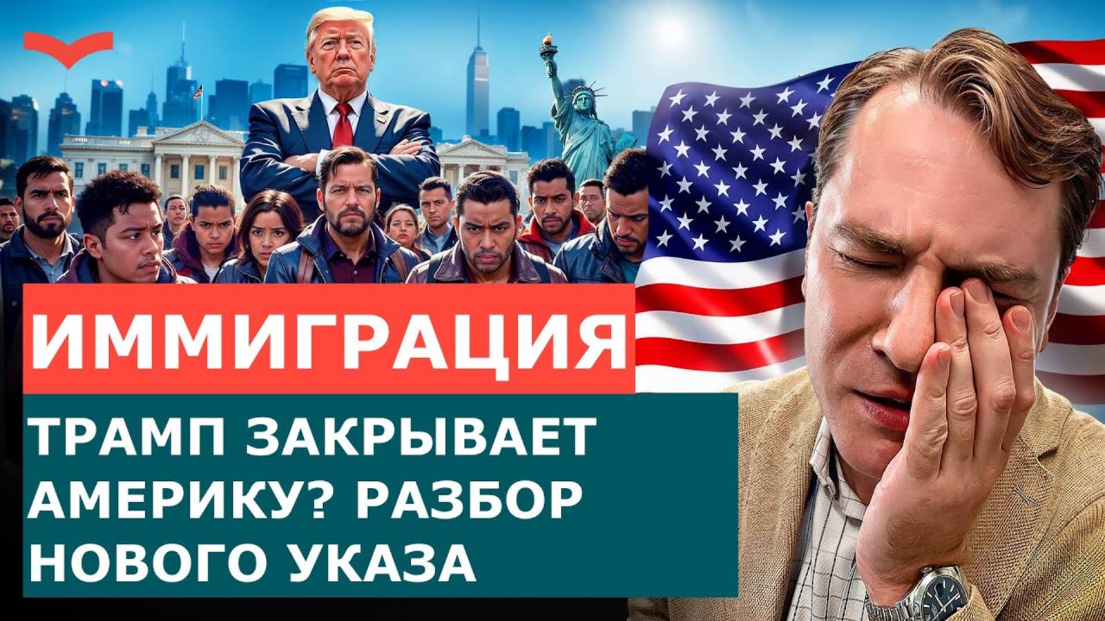 НОВЫЙ УКАЗ ТРАМПА: ПОЛНЫЙ ЗАПРЕТ НА ИММИГРАЦИЮ|СРОЧНЫЙ РАЗБОР 2025. ИММИГРАЦИЯ ПРИ ТРАМПЕ